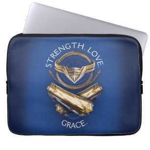 Wonder Woman Tiara, Lasso, and Bracelets Laptop Sleeve