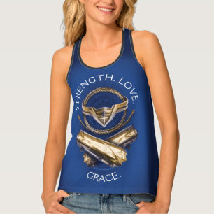 Wonder Woman Tiara, Lasso, and Bracelets Tank Top