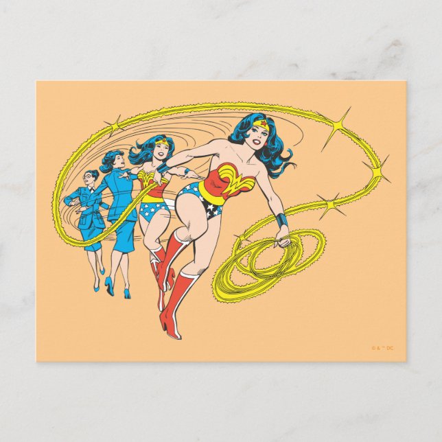 Wonder Woman Transform Postcard (Front)