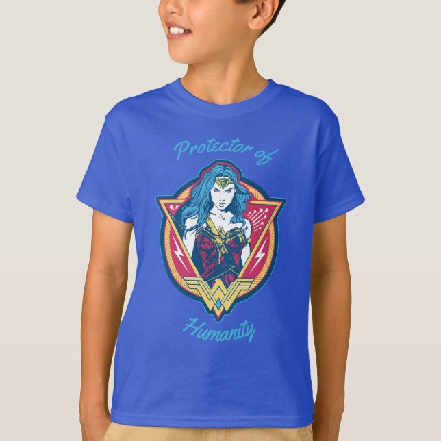 Wonder Woman Tri-Color Graphic T-Shirt (Front)