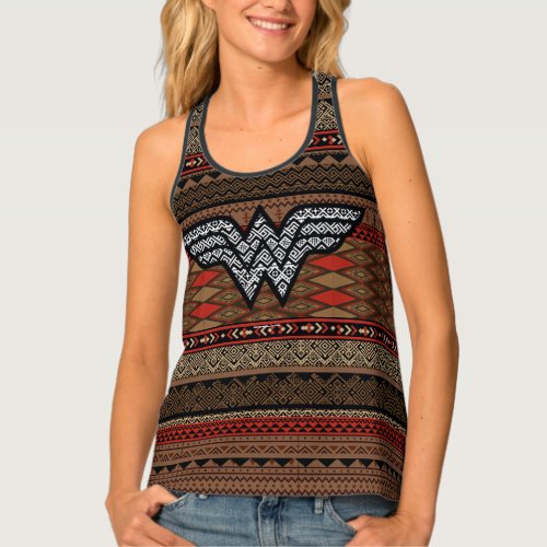 Wonder Woman Tribal Pattern Tank Top