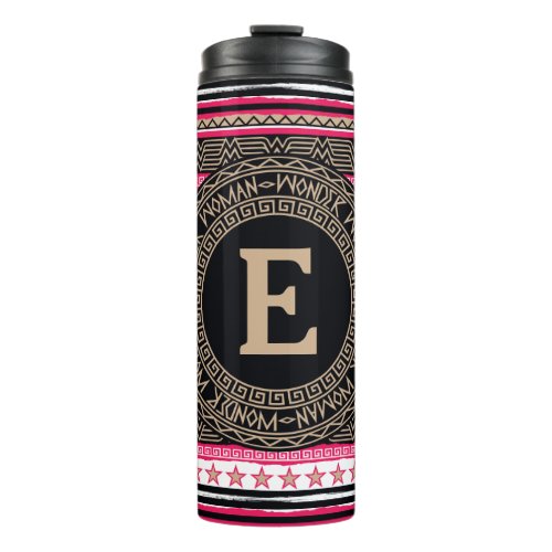 Wonder Woman Tribal Pattern Thermal Tumbler