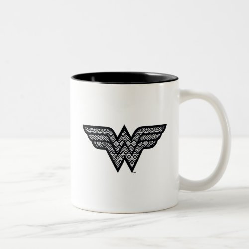 Wonder Woman Tribal Pattern Two_Tone Coffee Mug