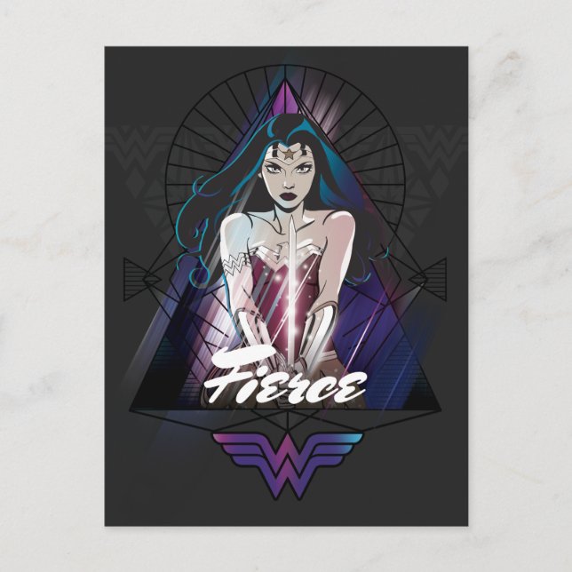 Wonder Woman Tribal Triangle Postcard (Front)