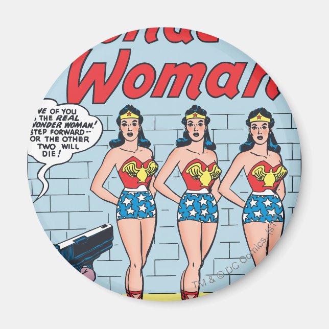 Wonder Woman Triple Identity Magnet (Front)