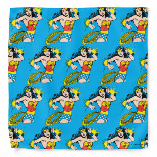 Wonder Woman Twist with Glowing Cuffs Bandana