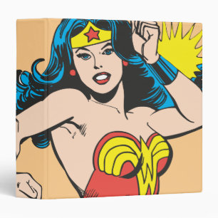 Wonder Woman Twist with Glowing Cuffs Binder