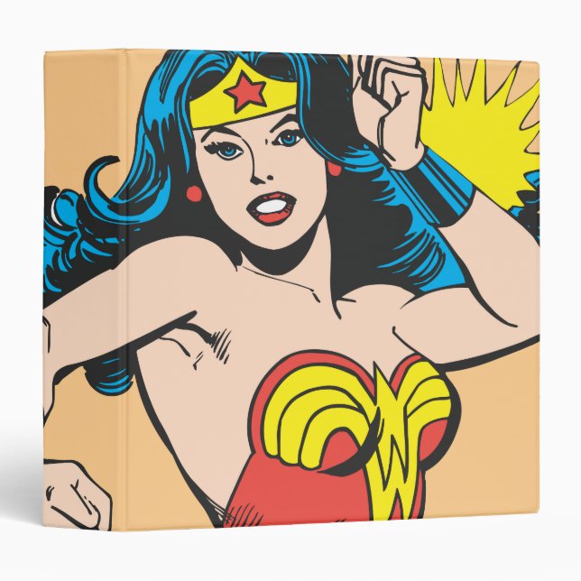 Wonder Woman Twist with Glowing Cuffs Binder (Front/Spine)