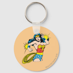 Wonder Woman Twist with Glowing Cuffs Keychain