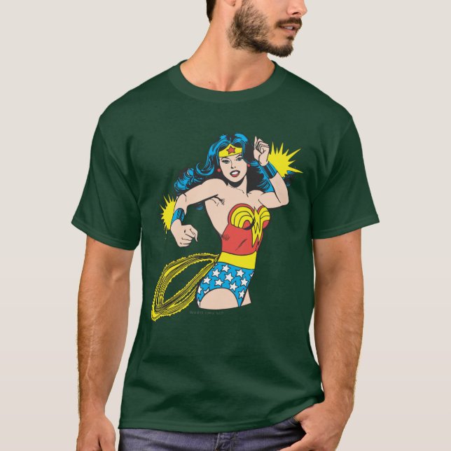 Wonder Woman Twist with Glowing Cuffs T-Shirt (Front)