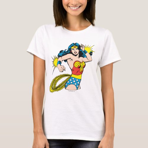 Wonder Woman Twist with Glowing Cuffs T_Shirt