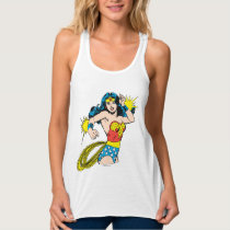Wonder Woman Twist with Glowing Cuffs Tank Top