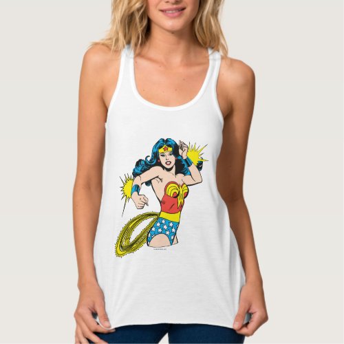 Wonder Woman Twist with Glowing Cuffs Tank Top