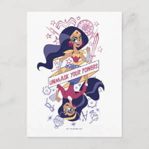 Wonder Woman Unmask Your Powers Postcard