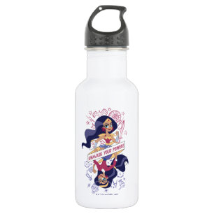 Wonder Woman Unmask Your Powers Stainless Steel Water Bottle
