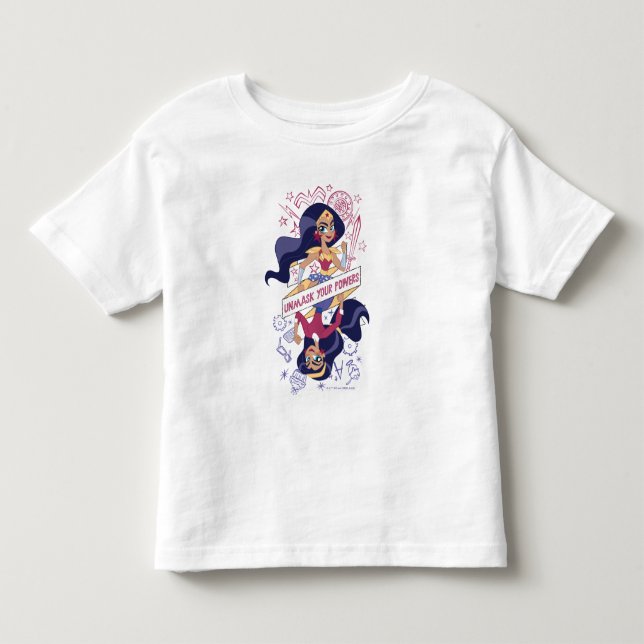 Wonder Woman Unmask Your Powers Toddler T-shirt (Front)