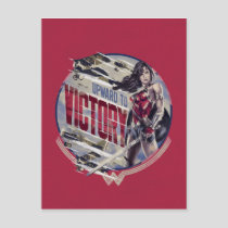 Wonder Woman Upward To Victory Postcard