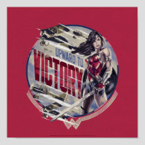 Wonder Woman Upward To Victory Poster