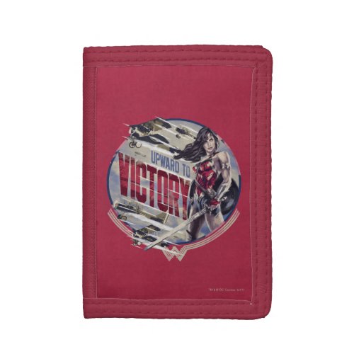 Wonder Woman Upward To Victory Trifold Wallet