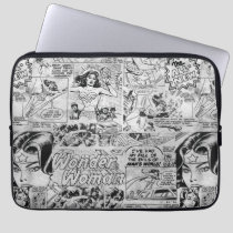 Wonder Woman Vintage Comic Pattern Laptop Sleeve