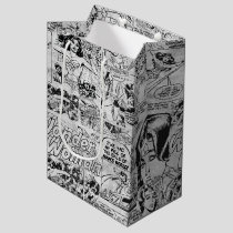 Wonder Woman Vintage Comic Pattern Medium Gift Bag