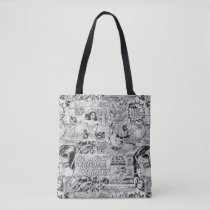 Wonder Woman Vintage Comic Pattern Tote Bag