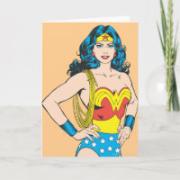 Wonder Woman | Vintage Pose with Lasso Card