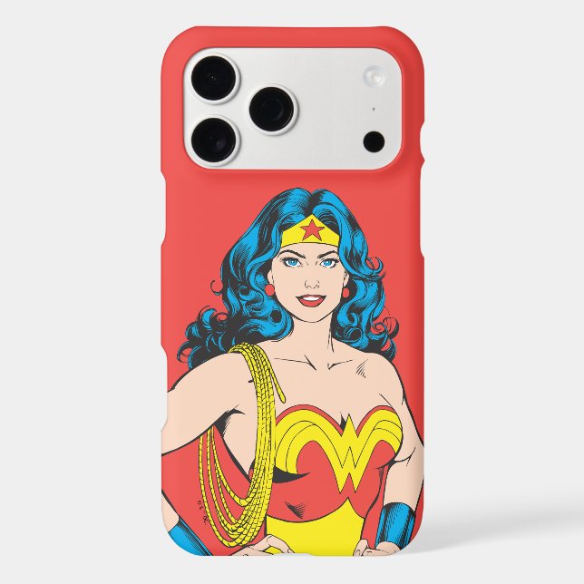 Wonder Woman | Vintage Pose with Lasso Case-Mate iPhone Case (Back)