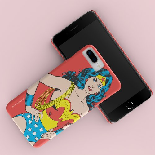 Wonder Woman  Vintage Pose with Lasso iPhone 87 Case