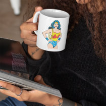 Wonder Woman | Vintage Pose with Lasso Coffee Mug