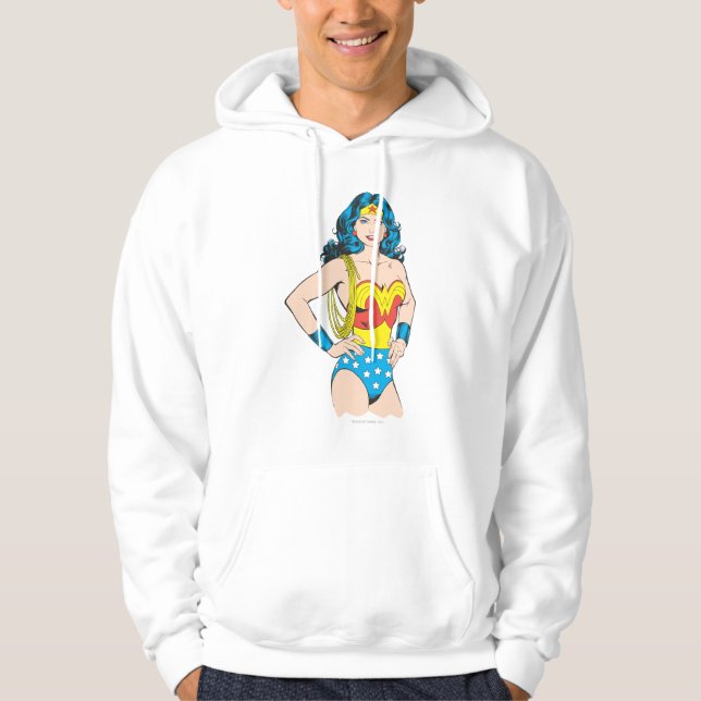 Wonder Woman | Vintage Pose with Lasso Hoodie (Front)