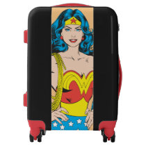 Wonder Woman | Vintage Pose with Lasso Luggage