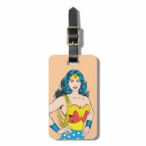 Wonder Woman | Vintage Pose with Lasso Luggage Tag