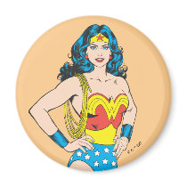 Wonder Woman | Vintage Pose with Lasso Magnet