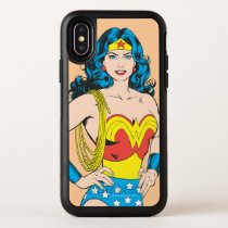 Wonder Woman | Vintage Pose with Lasso OtterBox Symmetry iPhone X Case