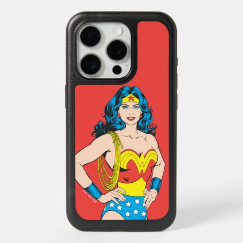 Wonder Woman  Vintage Pose with Lasso iPhone 15 Pro Case