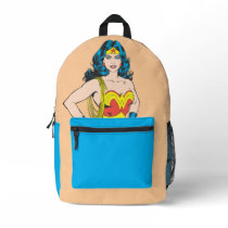 Wonder Woman | Vintage Pose with Lasso Printed Backpack