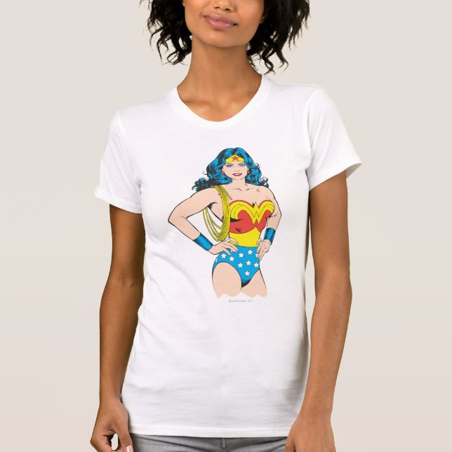 Wonder Woman | Vintage Pose with Lasso T-Shirt (Front)