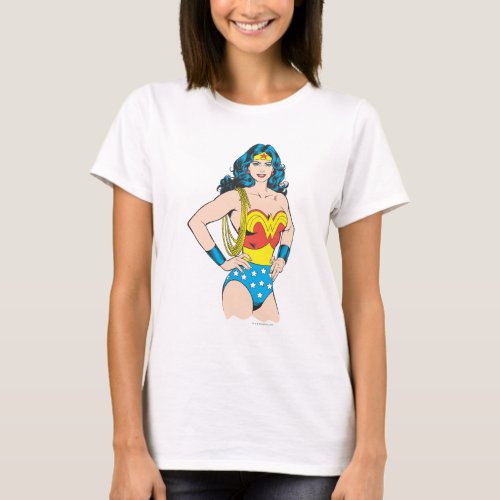 Wonder Woman  Vintage Pose with Lasso T_Shirt