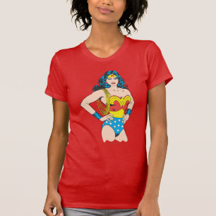 Wonder Woman Vintage Pose with Lasso T-Shirt