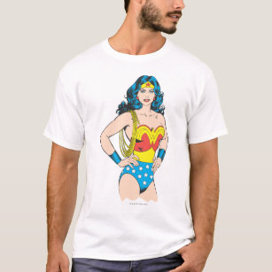 Justice League DC Comics Wonder Woman Head Adult T-Shirt Tee 