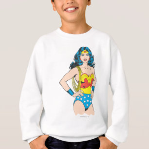 Wonder Woman   Vintage Pose with Lasso T-Shirt
