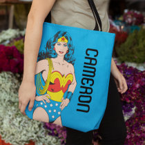 Wonder Woman | Vintage Pose with Lasso Tote Bag