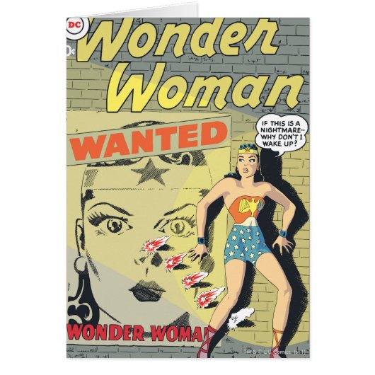 Wonder Woman Wanted Cards (Front)