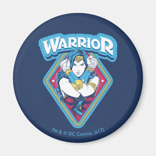 Wonder Woman Warrior Graphic Magnet (Front)