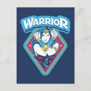 Wonder Woman Warrior Graphic Postcard