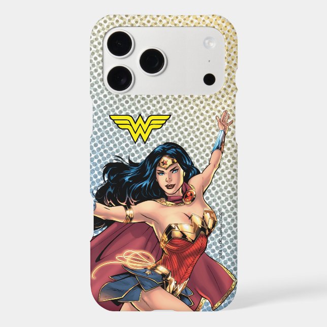 Wonder Woman Wearing Cape Case-Mate iPhone Case (Back)