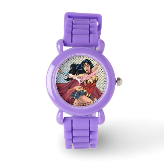 Wonder Woman Wearing Cape Watch (Front)