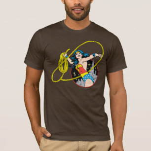 Wonder Woman with City Background T-Shirt