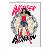 Wonder Woman With Greek Tribal Emblem (Front)